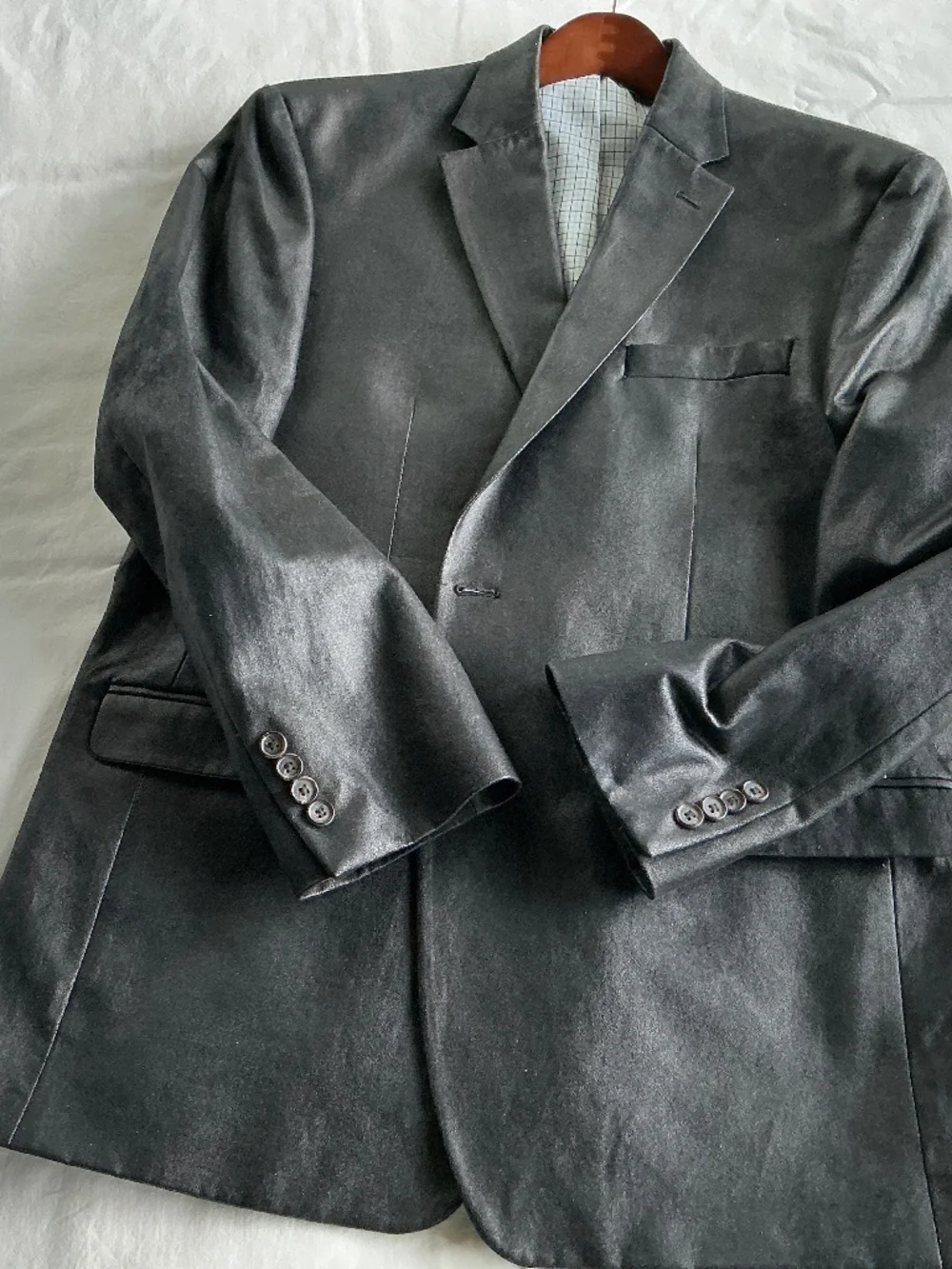 Mens Faux Suede Sport Coat
